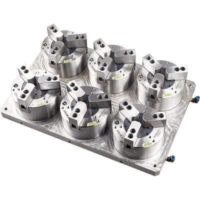 China Steel Plate Group Vertical Pneumatic Chuck for sale