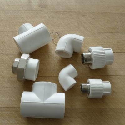 China Customization 20MM Plumbing Anti-Corrosion Materials PPR Pipes 25MM 90 Degree Elbow PPR Pipe Fittings for sale