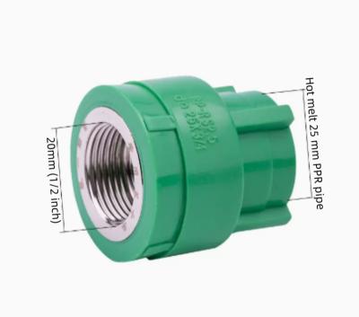 China Anti-Corrosion Straight Green Ppr Plumbing PPR Fittings PPR Fittings Connector For Plumbing Water Pipe for sale