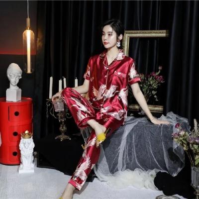 China Luxury 2 QUICK DRY Warm Silk PC Women's Comfortable Home Lounge Lounge Home Bachelor Party Short Pajamas for sale