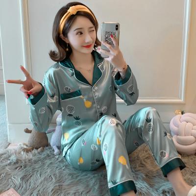 China Hot sales model of new design QUICK DRY pajamas printing sleepwear for women for sale