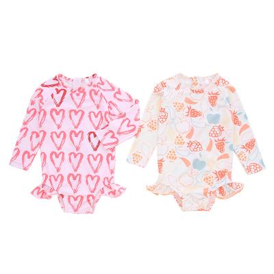 China 2021 New Style Babies Long Sleeve Summer Breathable Swimming Clothes Infants And Toddlers Swimsuit Handsome for sale