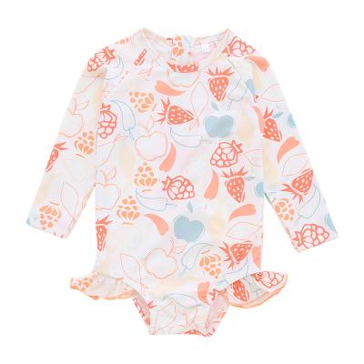 China 2021 other new style baby long sleeve one-piece swimsuit summer kids romper for sale