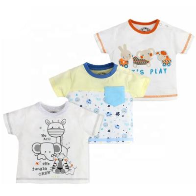 China Wholesale Printing Baby Boy And Girls T-shirt Summer Children Handsome Anti-Shrink Clothes for sale