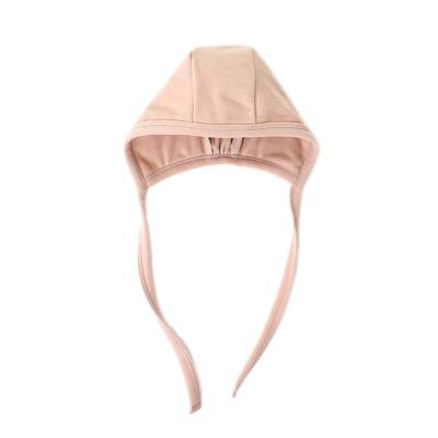 China New Arrival Cute Baby Fashion Hat Cute Knit Hat With Strap Baby Hood for sale