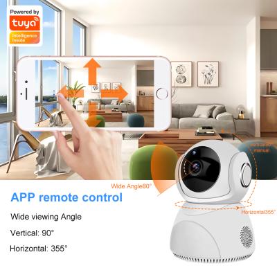 China Human Motion Tracking Factory OEM Home Security Tuya APP Night Vision Two Way Audio Auto Tracking Indoor 3MP HD WiFi IP Camera for sale