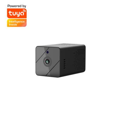 China Built-in Siren Camera Small Security Tuya Smart Home Surveillance Wifi Hidden Wireless Cameras Same for sale