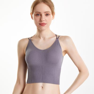 China QUICK DRY Seamless Sports Bra Top Tube Breathable Comfort Chest Wrapped Chest Girl Vest Bra Women Seamless Tube Top Bra for sale