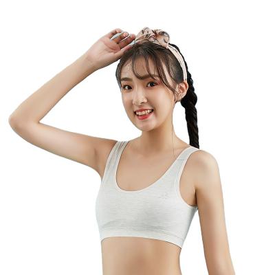 China Girls Teenage Training Bras QUICK DRY Breathable Cotton Cropped Cami Training Bra For Big Girl 12-16 Years Old for sale