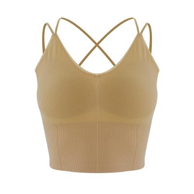 China QUICK DRY Comfortable Breathable Tube Top Tank Camisole Tank Top Bra for sale