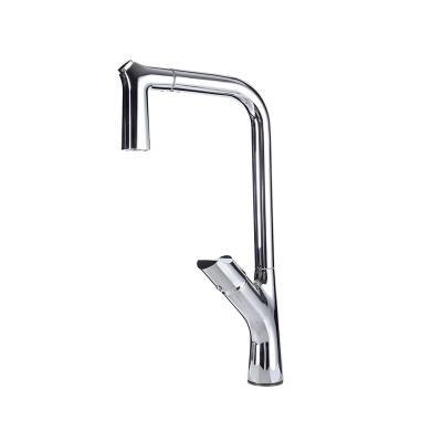 China Other Factory Direct Luxury Single Handle Sense Water Faucet Mixer Sink Induction Kitchen Faucet New for sale