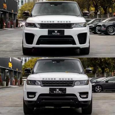 China Body Kits Facelift Conversion Bumper Bodykit Facelift Upgrade Kit For 2013-2017 Range Rover Sport 2018-2021 To Range Rover Sport SVR for sale