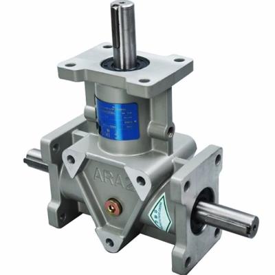 China Retail Custom 2:1 Ratio 2 Ways Small 90 Degree Right Angle Gearbox for sale