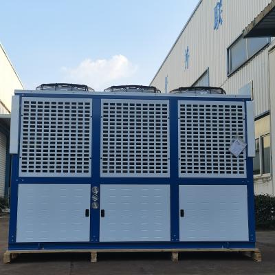 China V Type Air Cooling Condenser Unit , Cold Storage Condenser With Nominal Heat Exchange for sale