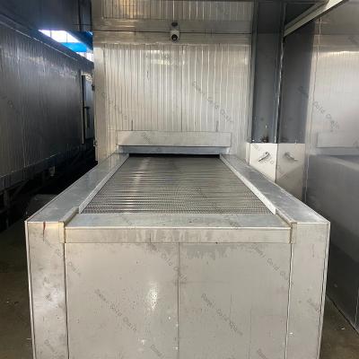 China 1000kg/h Quick Tunnel Freezer / IQF Freezing Machine With Customized Conveyor Speed for sale