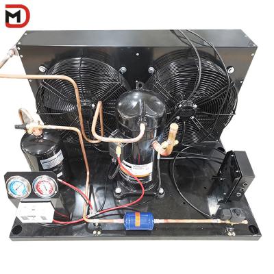 中国 Semi Hermetic Piston Compressor Condensing Unit with Microprocessor Controller 0-10c And -15--25c 販売のため