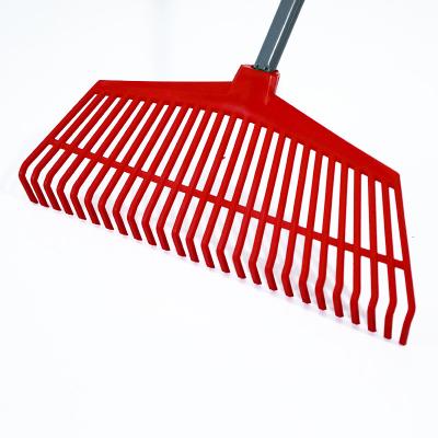 China 26T Plastic Garden Rake Garden Tractor Landscape Rake Wide Head for sale