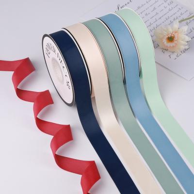 China Polyester-cotton waterproof colorful good quality luxury ribbons decoration party gift wrapping wrapping ribbon to improve life for sale