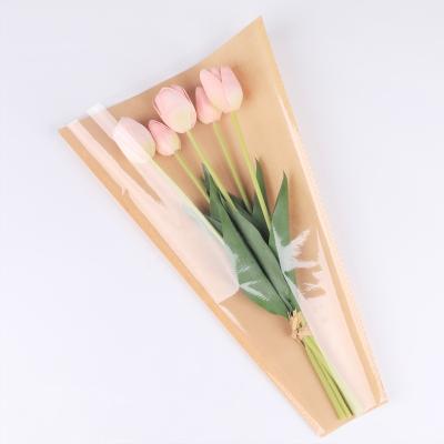 China Creative Waterproof Valentine's Day Wrapping Paper Flower Bags Flowers Wrapping Gift Plant Decoration Home Gift Packaging Bags for sale