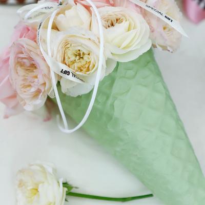 China Waterproof New Arrival Ice Flower Wrapping Paper Fresh Flower Waterproof Wrapping Paper for sale