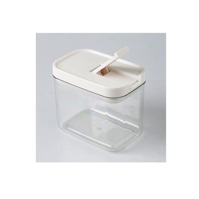 China Cover With Sealed Hole Plastic Jar Food Seal Containers Kitchen Storage Box for sale