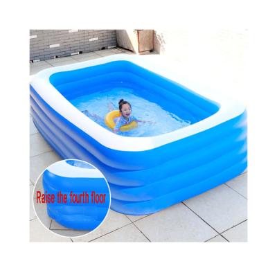 China PVC Adults Kids Size Outdoor Luxury Custom Swimming Pool Inflatable Long Pool for sale