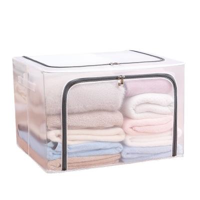 China Viable Wholesale Portable Large Capacity Organizer Clothes Folding Storage Box for sale