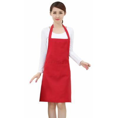 China High Grade Customized Different Color Polyester Cleaning Kitchen Cooking Apron for sale