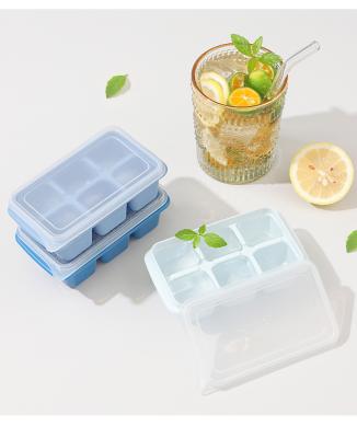 China Sustainable High Quality Easy Release Silicone Ice Cube Trays Ice Mold Silicone Ice Cube Maker for sale