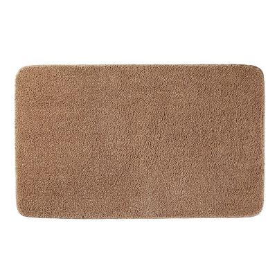 China Hot Selling Customized Sustainable Fiber Soft Non Slip Water Absorbent Bath Mat for sale