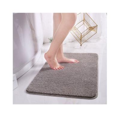 China Fashion Sustainable Environmental Soft Good Quality Plush Bath Cover Bathroom Rub Absorbent Feet Mat for sale