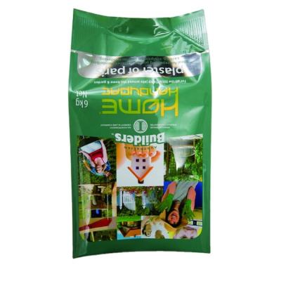 China Side Gusset Aluminum Foil Barrier Top Fertilizer Feed Tote Bag Gardening Pouch for sale