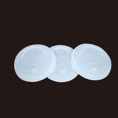 China 100% Biodegradable Eco-Friendly Compostable CPLA/PLA Coffee Lids Soup Lid Coffee Cup Lid for sale