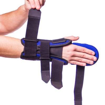 China Hot Selling Goods 2021 Logo Custom Finger Protector Bort Soft Hand Splint Brace With Wrist Band Support for sale