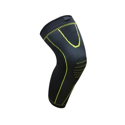 China Sports Activities Sports Leg Knee Support Brace Wrap Protector Knee Protector Elastic Knee Sleeve Long for sale