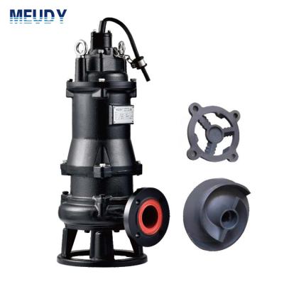 China High Efficiency MEUDY Z 2.2-7.5kW 2P Dirty Pump Drainage Water Submersible Sewage Pump for sale