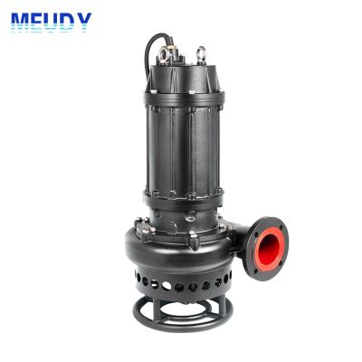 China High Efficiency MEUDY QNS Non-Clog Sewage Sump Pump Rain Submersible Centrifugal Drainage Pump for sale