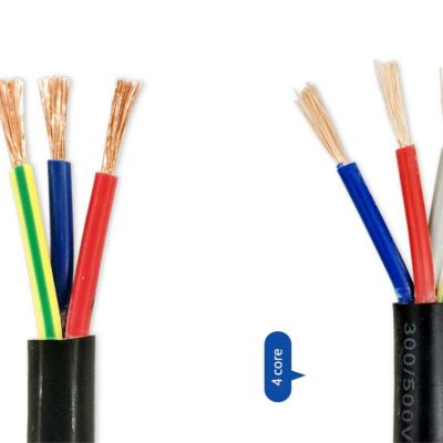 China Construction RVV Foot Meter Waterproof Extra Soft Copper Core Cable for sale