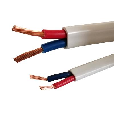 China Bvvb Bvvb OEM Factory Overhead PVC Insulated Flexible Wire 2 3 Core 0.75mm 1mm 1.5mm 2.5mm 10mm 25mm Bvvb Ground Cable for sale