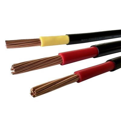 China Factory direct sale factory price electrical power copper cable single core cables custom solar assembly wire for sale