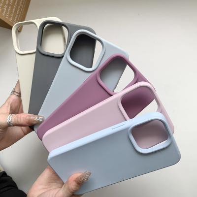 China Washable For iPhone 14 13 Pro Max Case Luxury Liquid Silicone Phone Case For iPhone 11 12 Pro Max X XR 7 8 14 Plus Camera Protective Case for sale