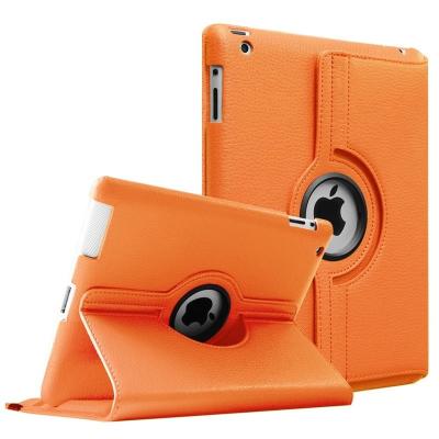 China Shockproof For iPad 4 Case iPad 3 iPad 2 Leather Cover A1395 A1396 A1397 A1416 A1430 A1403 A1458 A1459 A1460 360 Degree Rotation PU Holder for sale