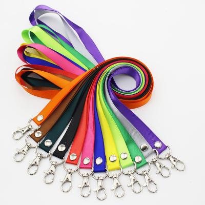 China Lanyard Safety Hanging Neck Strap Lanyard For Mobile Phone Lanyard 1pc Security Neck Strap Mobile Phone ID Name Badge Holder Keys Ring Metal Hanging Ring for sale