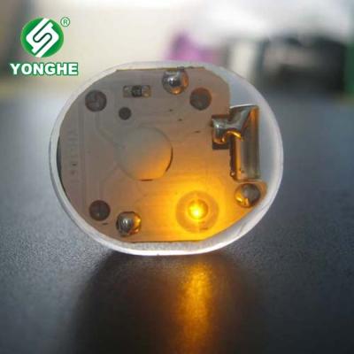 China Yonghe Mini Flashing Led Clothing Light 27(L)x22(W)x6(H)mm for sale