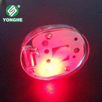 China Two LED Clothes Red Flashing Light For Clothes Decoration YH-2008 for sale