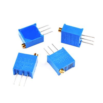 China 3296 Potentiometer High Precision 3296W Kit Wirewound Variable Resistor 100R -1M 200R 500R 1k 2k 5K 10K 20K 50K 100K 200k 500k for sale