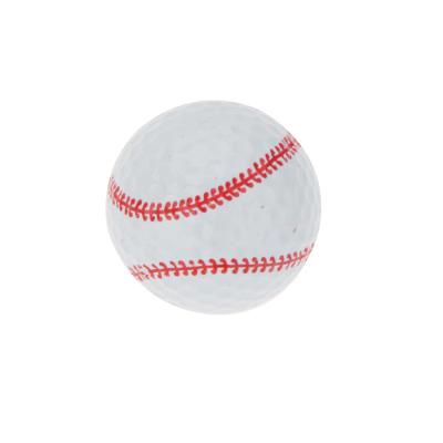 China Golf Play Creative Rubber Ball 6 Kinds Ball 6 Kinds Creative Rubber Ball Novelty Golf Pattern Game Rugby Baseball Baseball Similar Game for sale