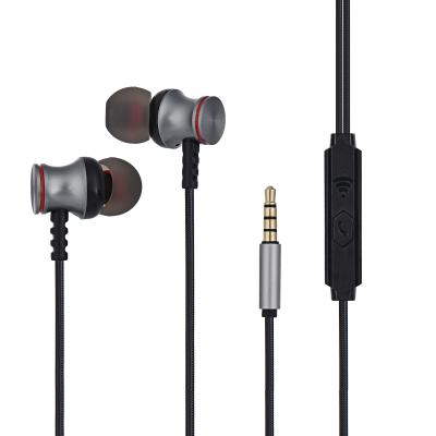 China Hot Selling 3.5mm Stereo In-Ear Jack Headphones Noise Canceling Sport Wired In-Ear Headphones With Microphone for sale