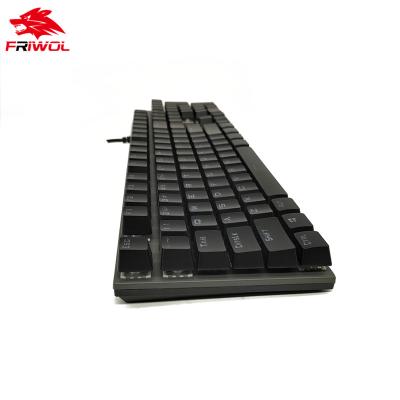 China Yes OEM 104 Key Adjustable Backlit Ergonomic Gamer Wired Mechanical Keyboard for sale