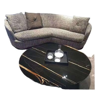 China 2021 New Design Modern Home Furniture Modern Marble Dining Table Table Sets for sale